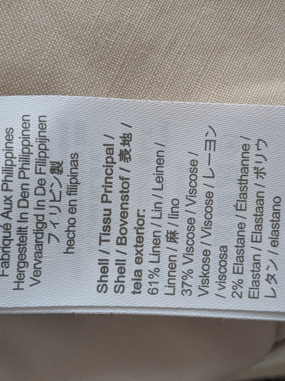 J.Crew Collection Side-Tab Trouser Italian Linen Blend Sz 4P Wide Leg Tailored - Picture 13 of 15